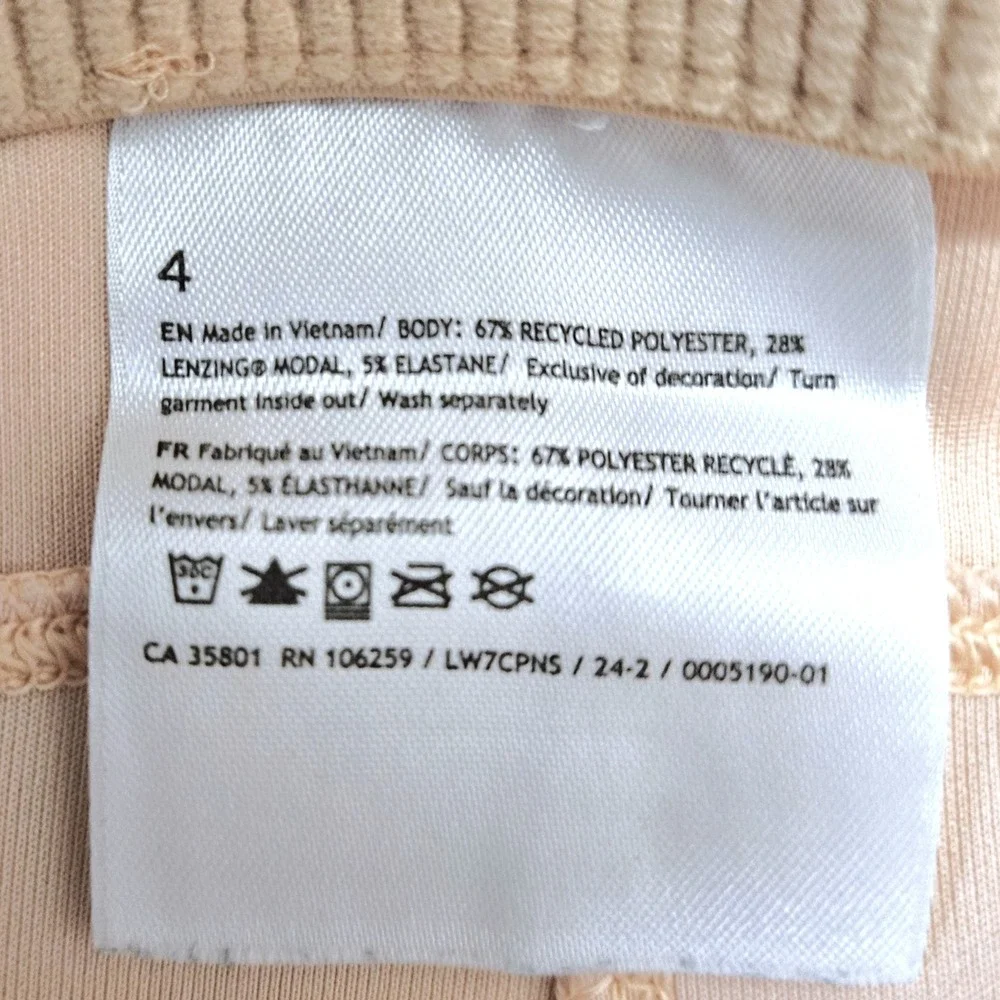 Lululemon Ribbed Softstreme 2 Piece Set Tank High Rise Shorts Peach Size 4